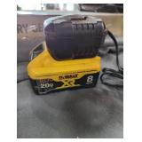 DeWalt 20v 8 ah battery and charger