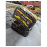 DeWalt 20v/60v 6 ah battery and charger