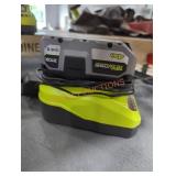 Ryobi 18v 4 ah battery and charger