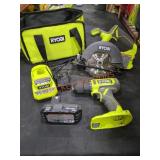 Ryobi 18v Circular Saw And 1/2" Drill Driver WITH