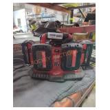 Milwaukee M18 6 port charger, M18 batteries