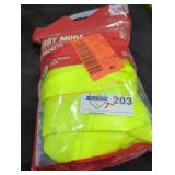 Milwaukee neon yellow safety vest