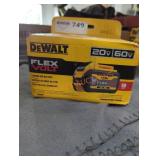 DeWalt 20v/60v flex volt lithium ion 9 ah battery