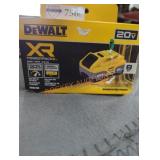DeWalt 20v 8 ah battery and charger