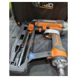 Ridgid 16ga straight finish nailer