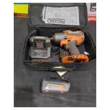 RIDGID 18v 1/2 in. High-Torque Impact Wrench Kit