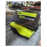 Ryobi 40v 6 ah batteries and charger
