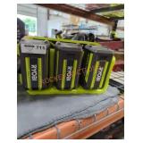 Ryobi 40v 6 ah batteries and charger