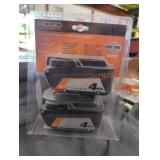 Ridgid 18v 4 ah lithium ion battery 2 pack