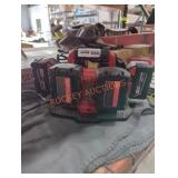 Milwaukee M18 6 port charger and xc 5 ah batteries