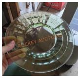 Uranium Glass Plates - Qty 3