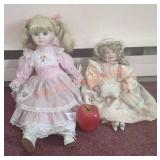 Pair of Cute Porcelain Dolls