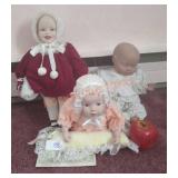 Realistic Porcelain Baby Dolls Qty-3