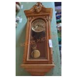Carved Wood Wall Clock