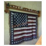 Milton Collectors Houses & Flag Tapestry