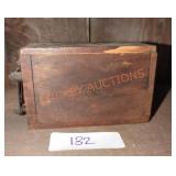 Antique Ford Wooden Battery Box