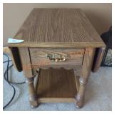 Wooden Drop Leaf Side Table