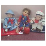 Realistic Porcelain Babies Qty-3