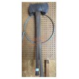 Pair of Vintage Double Ended Axes