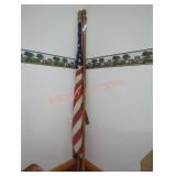 American Flag with Flag Poles