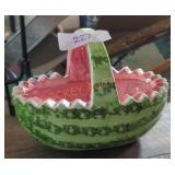 Ceramic Watermelon Basket