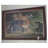 LARGE Paul Detlefsen Horse and Buggy Print