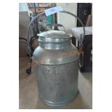 Vintage 12 Qt Metal Milk Can