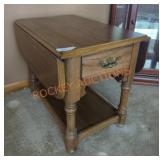 Vintage Wooden Drop Leaf Table