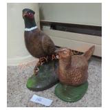 Painted Ceramic Pheasants