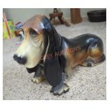 Blow Mold Hound Coin Bank