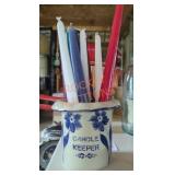 Williamsburg Pottery "Candle Keeper"