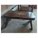 Very Small Wooden Foot Stool