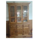 Large Wooden China Hutch