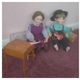 Porcelain Amish Dolls