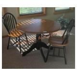 Country Style Round Dining Room Table