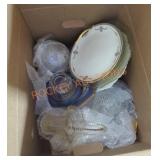 Misc Dishware Box Lot