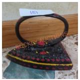 Decorative Painted Sad Iron