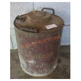 Vintage Metal Kerosene Container