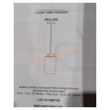 1 Mini Pendant Light