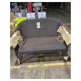 Wicker Woven Loveseat