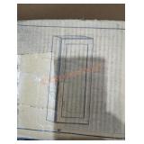 Hampton Bay 15" wall cabinet unfinished