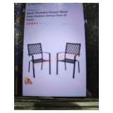 Black Metal Patio Chairs