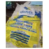 1 gravel company snow white stone chips