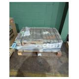 Skid full of porcelain tiles boxes