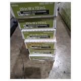 29" X 72"  Mini Blinds Qty 6