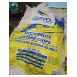 1 gravel company snow white stone chips