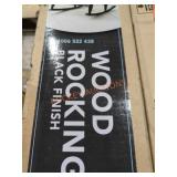 Black Wood Rocking Chair Assembly Required