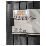 5 Shelf Storage