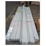 8 line post gray