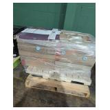 Skid of porcelain tiles